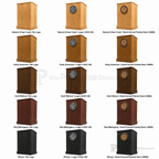Graduate Solid Hardwood Lectern Hardwood Lectern GRAD411-O-N Natural (Clear Coat) No Logo - thePodiumsStore
