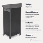 Greystone Lectern (PS-GSL) Non-Sound Lectern GSL - thePodiumsStore