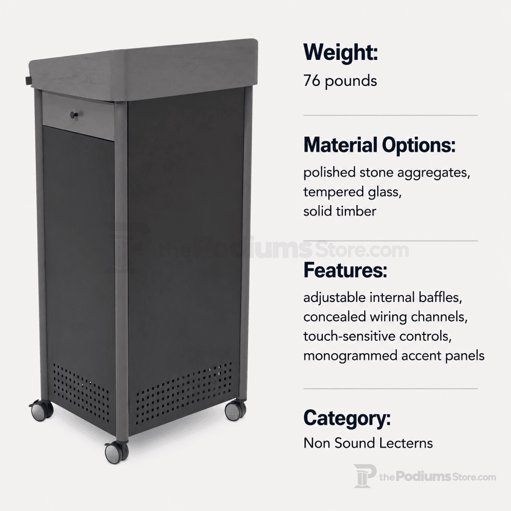 Greystone Lectern (PS-GSL) Non-Sound Lectern GSL - thePodiumsStore