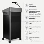 Greystone Sound Lectern (PS-GSL-S) Sound Lectern GSL-S - thePodiumsStore