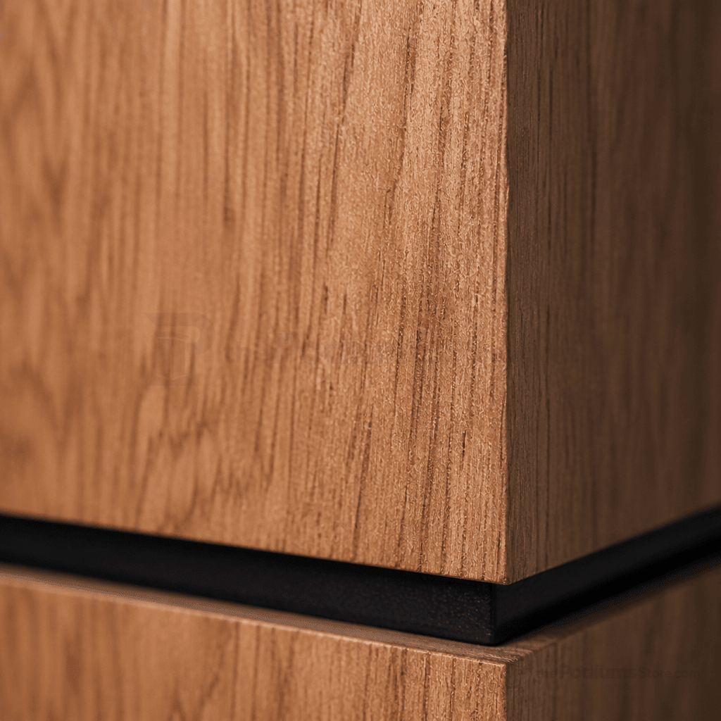 Landmark Solid Hardwood Lectern Hardwood Lectern PDLAN Light Oak 35 No Logo - thePodiumsStore