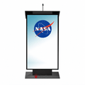 LCD Digital Display Lectern (PS-K-5) LCD Display Lectern K51-V23 All Charcoal No Gooseneck Microphone CM15P - thePodiumsStore