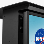 LCD Digital Display Lectern (PS-K-5) LCD Display Lectern K51-V23 All Charcoal No Gooseneck Microphone CM15P - thePodiumsStore