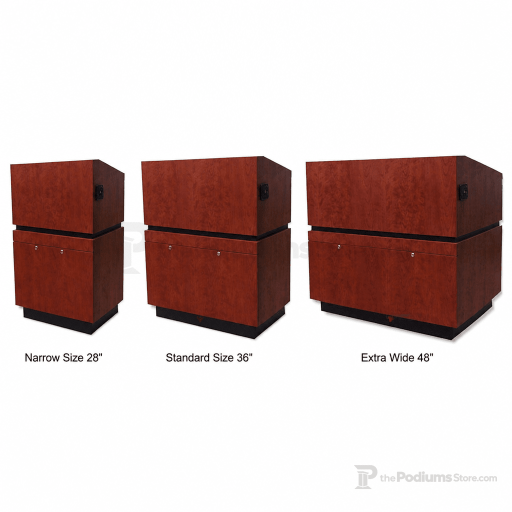 Liberator Multimedia Lectern Multimedia Lectern PDLIB-28 Narrow Size 28" - thePodiumsStore