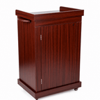 Mobile Presentation Lectern — Mahogany Non-Sound Lectern OLILCTMMSSM - thePodiumsStore