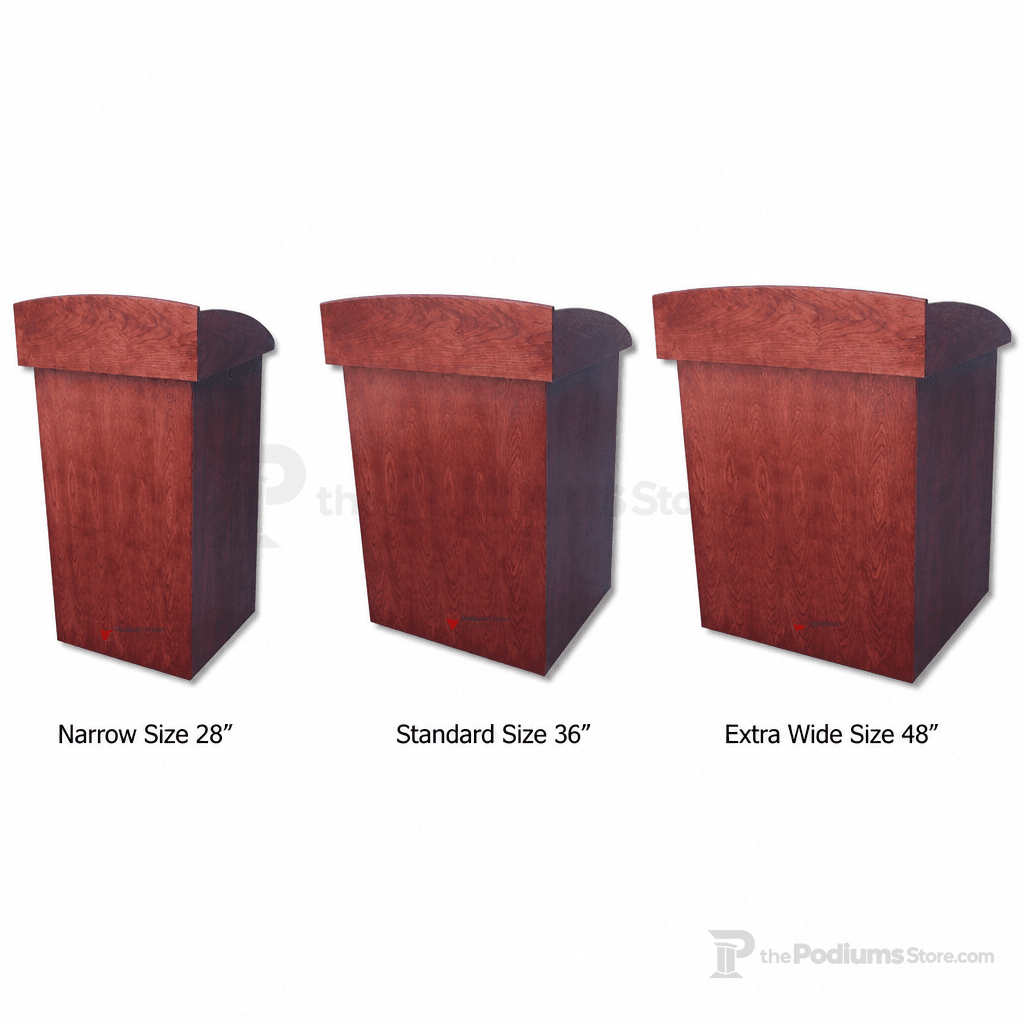 Monarch Multimedia Lectern Multimedia Lectern PDMON-28 Narrow Size 28" - thePodiumsStore