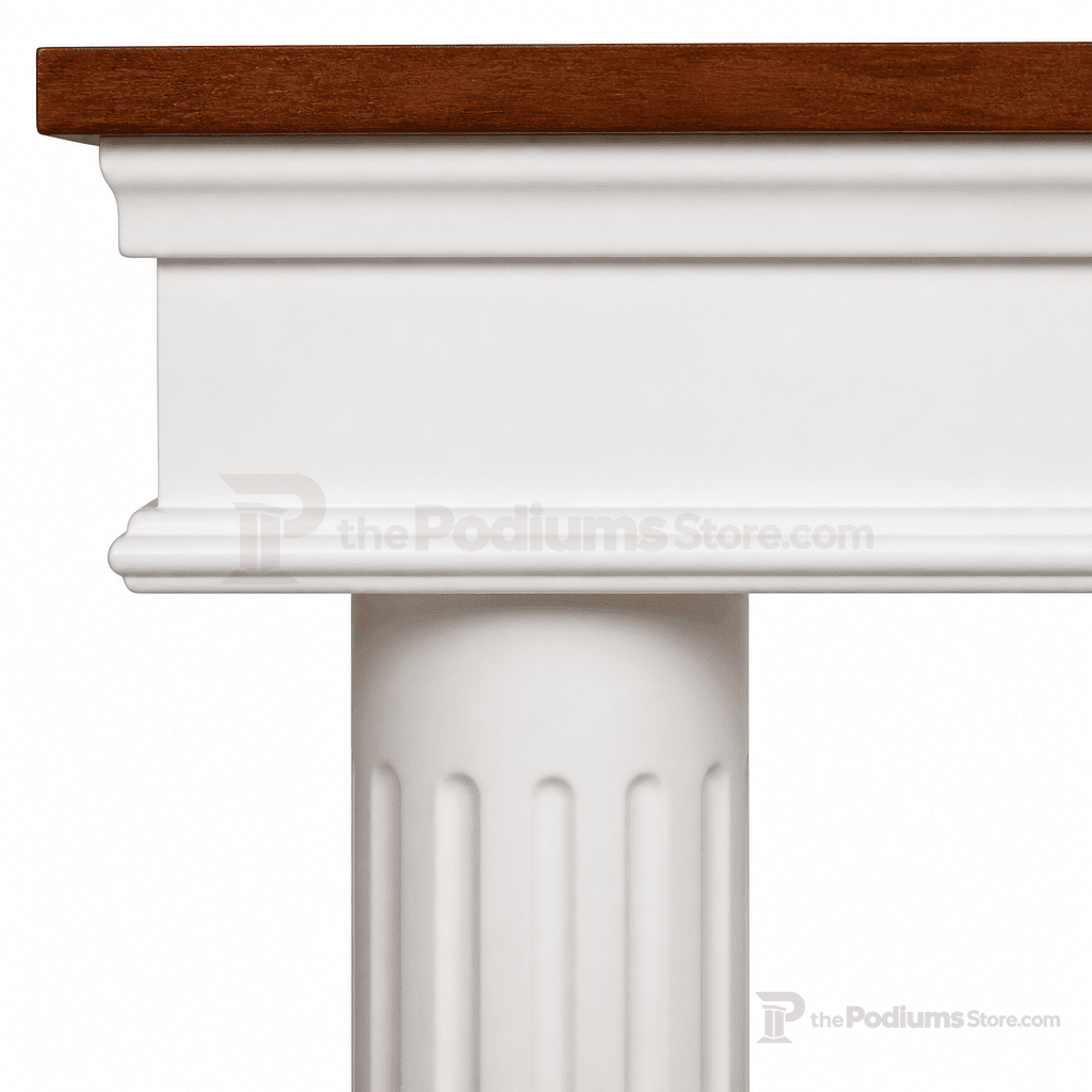 Open-Style Octagonal Wood Communion Table (PS-8302-OCT) Communion Table 8302-OCT Light Oak 35 No White - thePodiumsStore