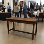 Open-Style Wood Communion Table (PS-905) Communion Table No. 905 Light OaK 35 - thePodiumsStore