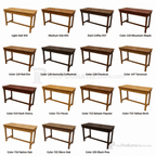 Open-Style Wood Communion Table (PS-905) Communion Table No. 905 Light OaK 35 - thePodiumsStore