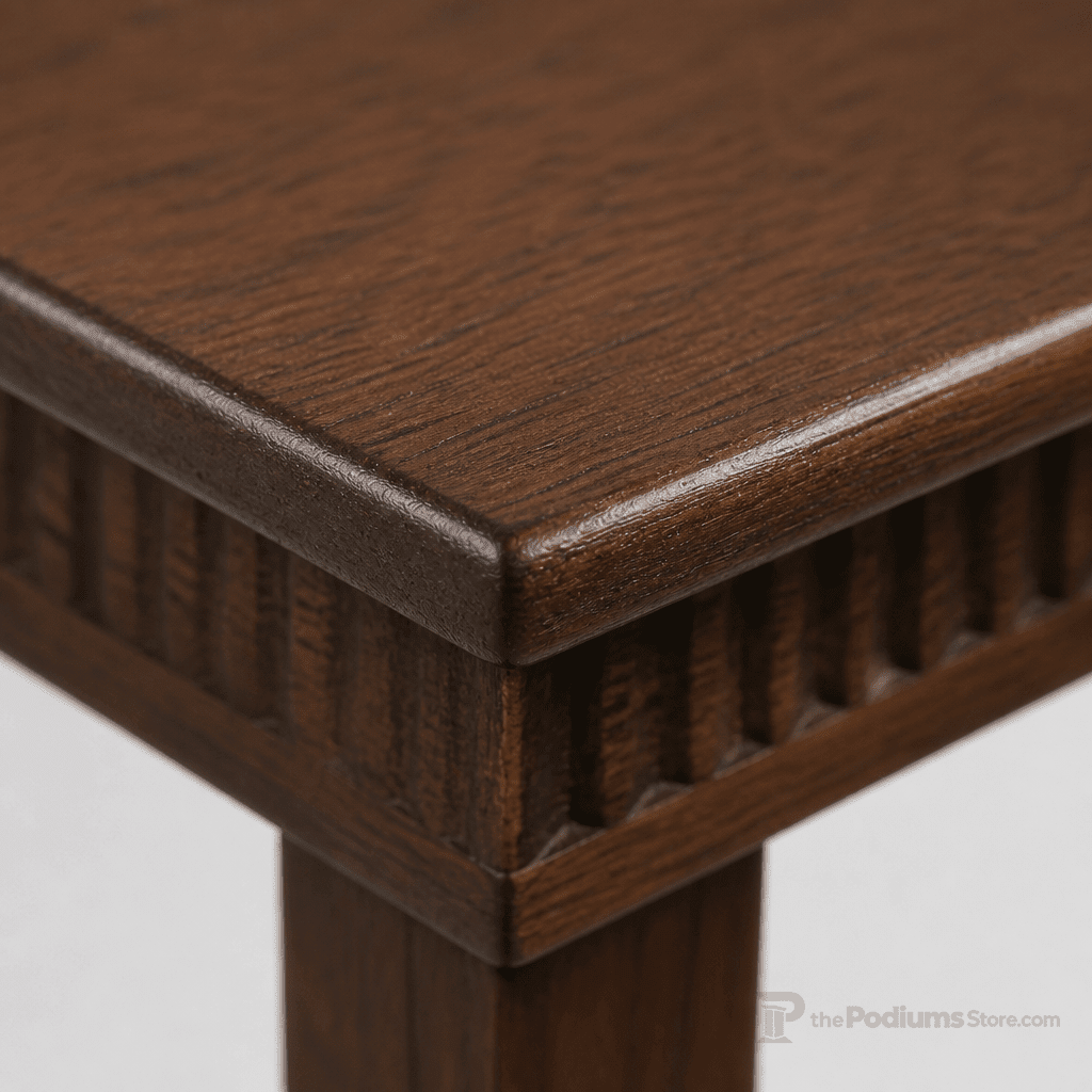 Open-Style Wood Communion Table (PS-905) Communion Table No. 905 Light OaK 35 - thePodiumsStore