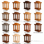 Open Tiered-Top Wood Church Pulpit (PS-120) Church Wood Pulpit TOP-120 Light Oak 35 - thePodiumsStore