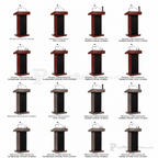 Orator Fixed-Height Sound Lectern (PS-800X) Sound Lectern 800X Mahogany No Accessories No Battery - thePodiumsStore