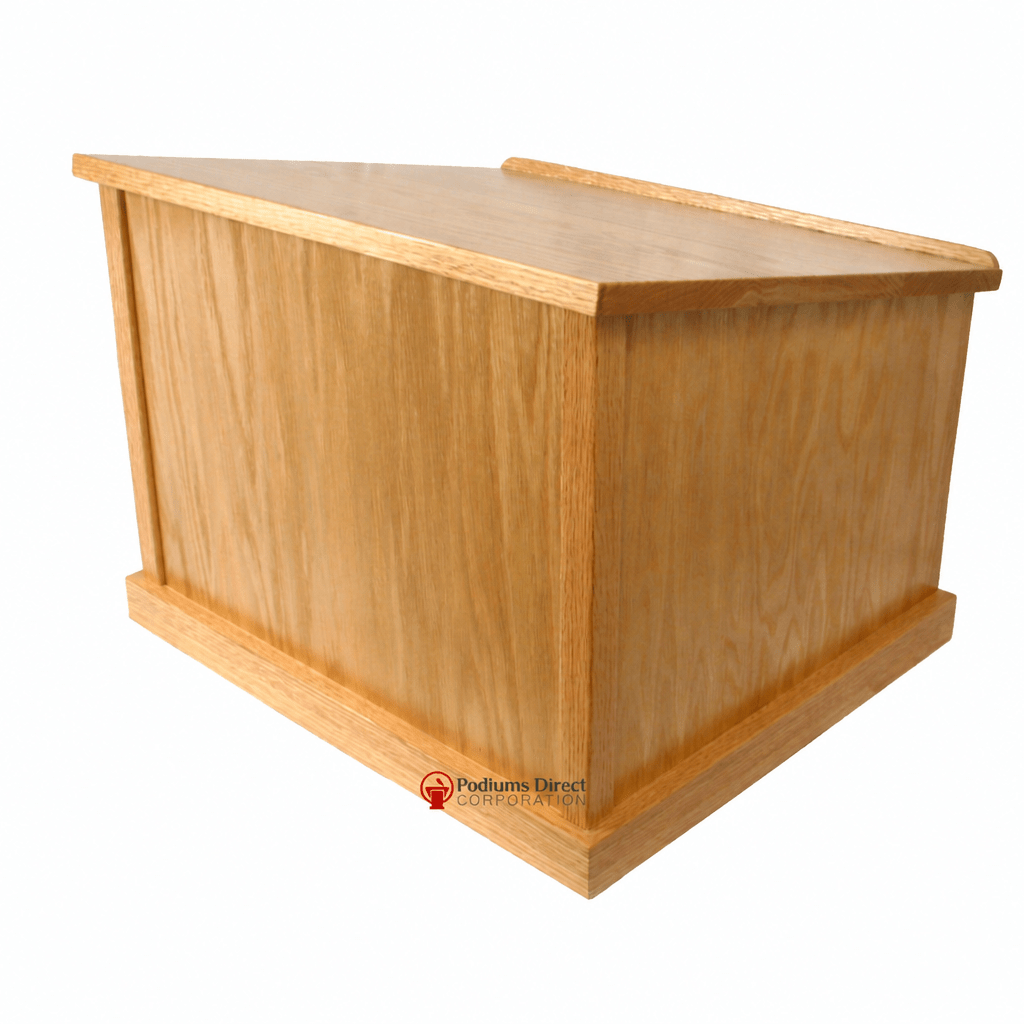 Patriot Wood Tabletop Lectern Tabletop Lectern PAT023-TT Light Oak 35 - thePodiumsStore