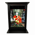 PC-LCD Wood Lectern with Digital Display LCD Display Lectern PD-LCD Light Oak 35 - thePodiumsStore