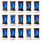 PC-LCD Wood Lectern with Digital Display LCD Display Lectern PD-LCD Light Oak 35 - thePodiumsStore