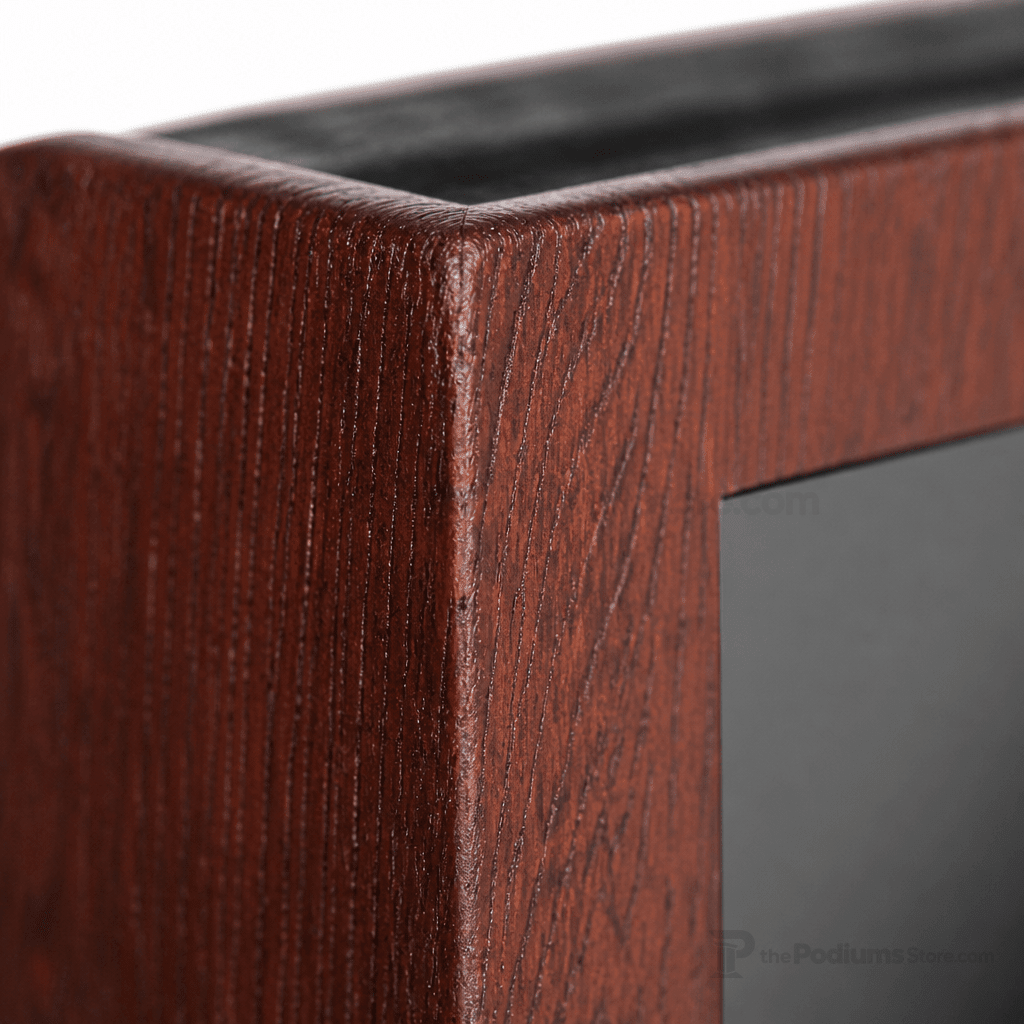 PD-4896 Wood Lectern with LCD Monitor LCD Display Lectern 4896-LCD Light Oak 35 No Monitor - thePodiumsStore