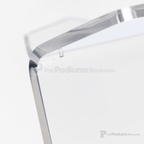 Plateau Clear Acrylic Lectern Acrylic Lectern LECTZ - thePodiumsStore