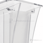 Portable Acrylic Lectern Acrylic Lectern KDUVLECF Frosted - thePodiumsStore