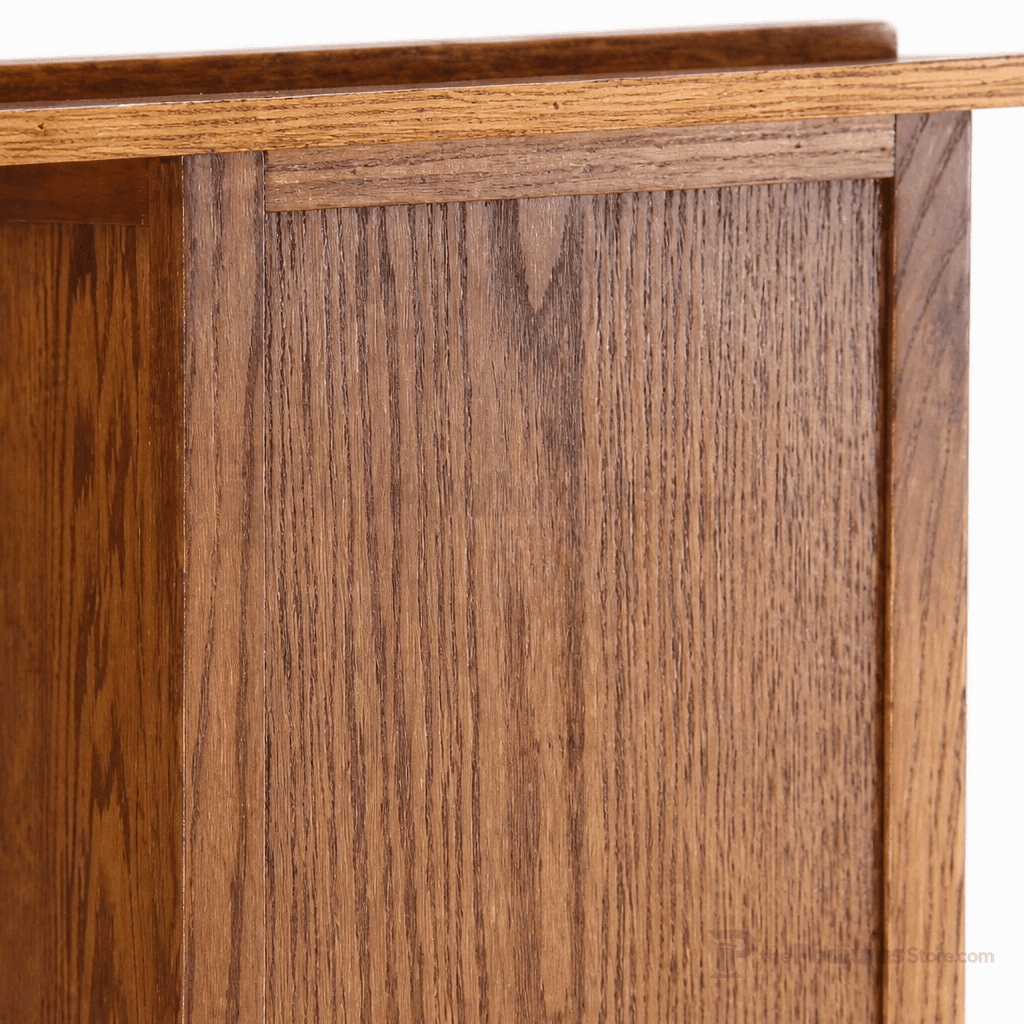 Portable Lectern — Oak, Optional Cross (PS-T-40) Portable Lectern T-40 Light Oak 35 No Cross - thePodiumsStore