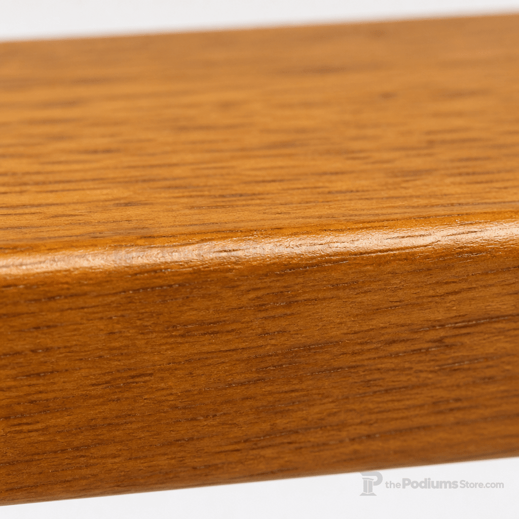 Portable Lectern / Speaker Stand — Oak (PS-T-35) Portable Lectern T-35 Light Oak 35 - thePodiumsStore