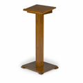 Portable Presentation Lectern — Oak (PS-T-15) Portable Lectern T-15 Light Oak 35 - thePodiumsStore