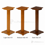 Portable Presentation Lectern — Oak (PS-T-15) Portable Lectern T-15 Light Oak 35 - thePodiumsStore