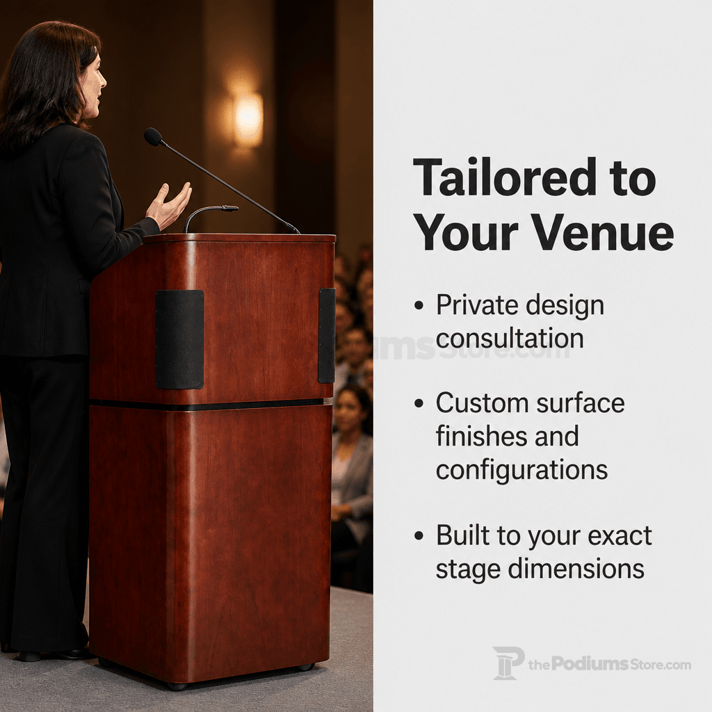 Portable Sound Lectern (PS-950-901) Sound Lectern 950 No Wireless Mic No Battery - thePodiumsStore