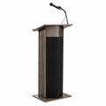 Power Plus Sound Lectern — Ribbonwood (PS-111-PLS) Sound Lectern 111PLS Ribbonwood No Accessories No Battery - thePodiumsStore