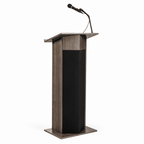 Power Plus Sound Lectern — Ribbonwood (PS-111-PLS) Sound Lectern 111PLS Ribbonwood No Accessories No Battery - thePodiumsStore