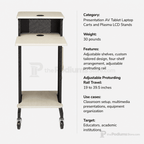 Presentation Cart (PS-PRC200) AV Cart PRC200 - thePodiumsStore
