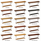 Proclaimer Winged Wood & Acrylic Communion Table (PS-705W) Communion Table 705W Light Oak 35 - thePodiumsStore