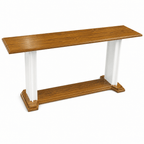 Proclaimer Winged Wood & Acrylic Communion Table (PS-705W) Communion Table 705W Light Oak 35 - thePodiumsStore