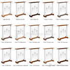 Proclaimer Winged Wood & Acrylic Pulpit (PS-701W) Wood & Acrylic Pulpit 701W Light Oak 35 - thePodiumsStore