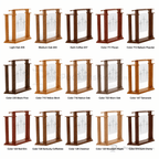 Proclaimer Winged Wood & Acrylic Pulpit (PS-702) Wood & Acrylic Pulpit 702 Light Oak 35 - thePodiumsStore