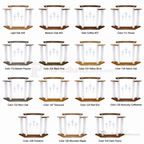 Proclaimer Winged Wood & Acrylic Pulpit (PS-702W) Wood & Acrylic Pulpit 702W Light Oak 35 - thePodiumsStore