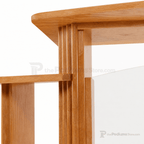 Proclaimer Winged Wood & Acrylic Pulpit (PS-703) Wood & Acrylic Pulpit 703 Light Oak 35 - thePodiumsStore