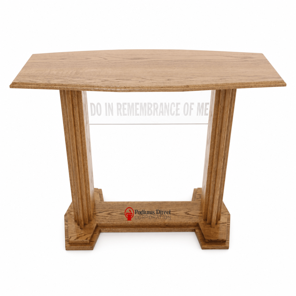 Proclaimer Wood & Acrylic Communion Table (PS-705) Communion Table 705 Light Oak 35 - thePodiumsStore