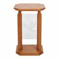 Proclaimer Wood & Acrylic Flower Stand (PS-708) Flower Stand 708 Light Oak 35 - thePodiumsStore