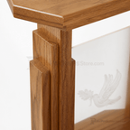 Proclaimer Wood & Acrylic Flower Stand (PS-708) Flower Stand 708 Light Oak 35 - thePodiumsStore