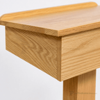 PSS243 Portable Wood Presentation Lectern Portable Lectern PSS243-O Natural (Clear Finish) - thePodiumsStore