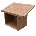 Raised-Panel Wood Tabletop Lectern (PS-TT) Tabletop Lectern TTRP Light Oak 35 - thePodiumsStore
