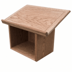 Raised-Panel Wood Tabletop Lectern (PS-TT) Tabletop Lectern TTRP Light Oak 35 - thePodiumsStore