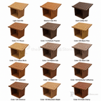 Raised-Panel Wood Tabletop Lectern (PS-TT) Tabletop Lectern TTRP Light Oak 35 - thePodiumsStore
