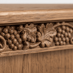 Scrollwork Wood Communion Table (PS-500) Communion Table NO 500 Light Oak 35 - thePodiumsStore