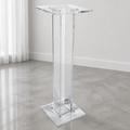 Single-Column Acrylic Church Water Stand Church Water Stand NSTAND3 - thePodiumsStore