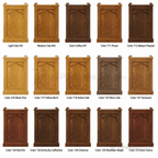 Single-Panel Wood Church Pulpit (PS-201) Church Wood Pulpit NO 201 Light Oak 35 - thePodiumsStore