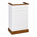 Single-Panel Wood Church Pulpit (PS-811) Church Wood Pulpit NO. 811 Light Oak 35 - thePodiumsStore
