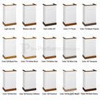 Single-Panel Wood Church Pulpit (PS-811) Church Wood Pulpit NO. 811 Light Oak 35 - thePodiumsStore