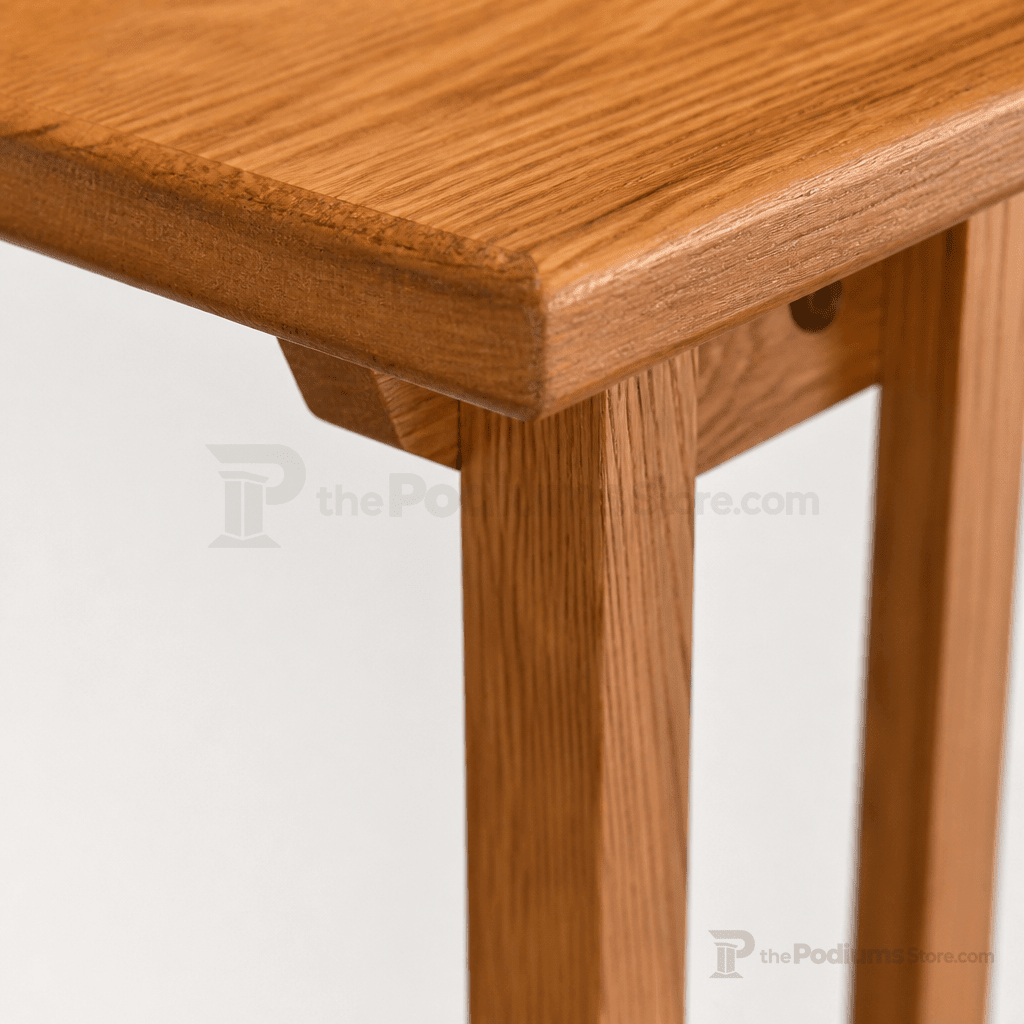 Solid Oak Portable Presentation Lectern (PS-KLWCOAK) Portable Lectern KLWCOAK - thePodiumsStore