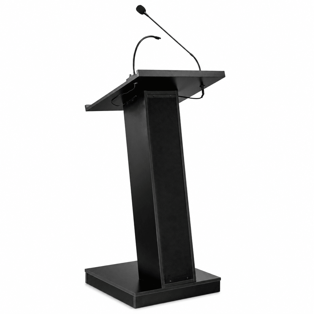 Sound Lectern — Black (PS-ZED) Sound Lectern ZED No Recommended Accessories No Battery - thePodiumsStore